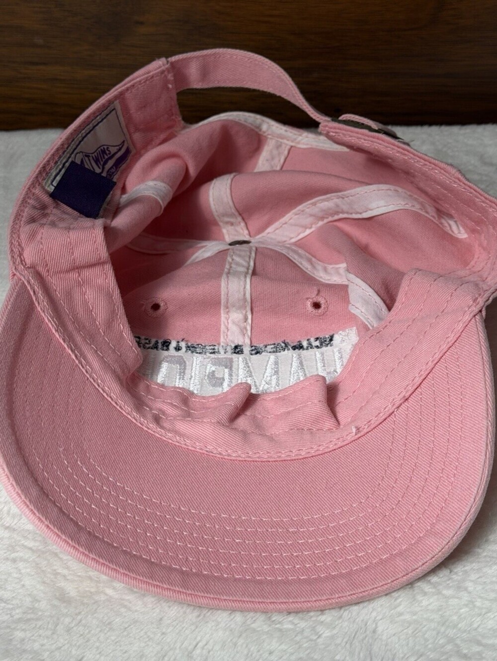 47 Brand Arizona Wildcats 2012 NCAA Baseball Champions Hat Pink Womens OSFA - Picture 5 of 6